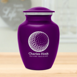 Golf Ball Sharing Urn - Purple Luster