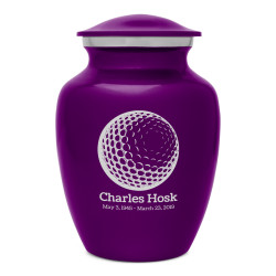 Golf Ball Sharing Urn - Purple Luster