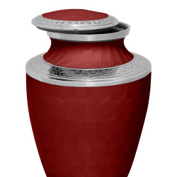 Semi II Cremation Urn - Rose Red