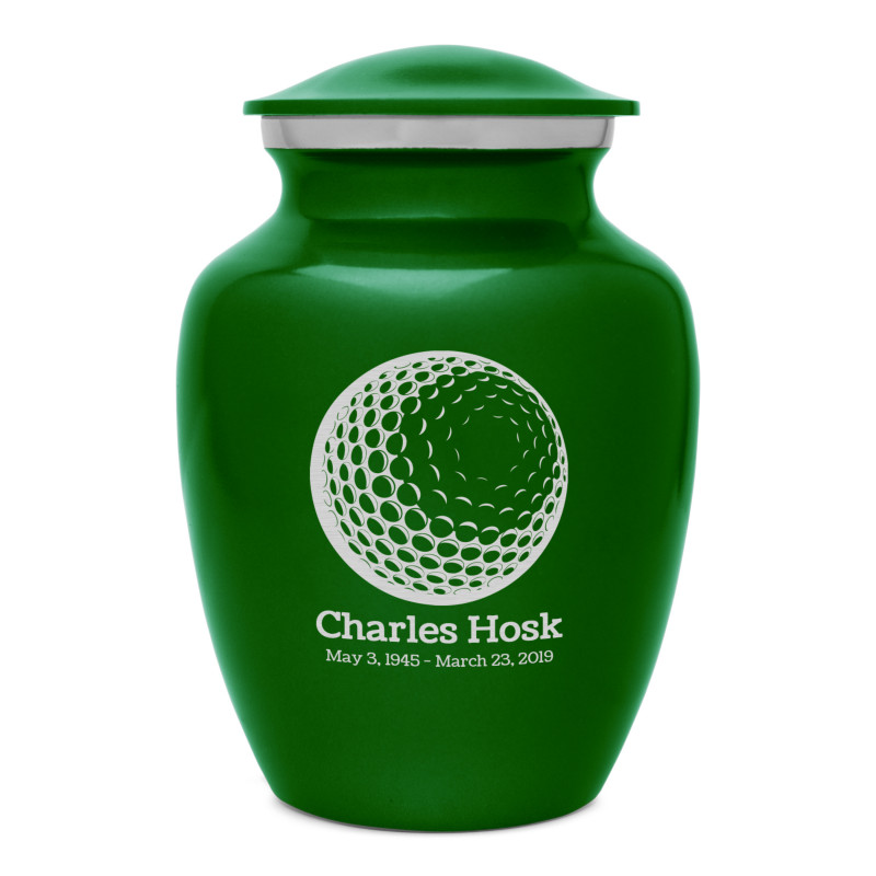 Golf Ball Sharing Urn - Shamrock Green