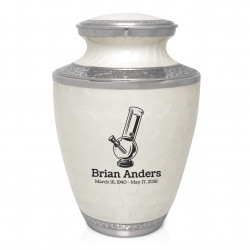 Marijuana Bong Cremation Urn - Radiant White