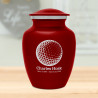 Golf Ball Sharing Urn - Ruby Red
