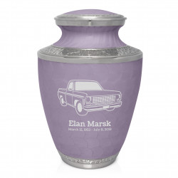 Truck II Cremation Urn - Regal Purple
