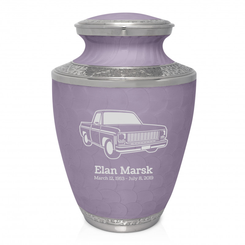 Truck II Cremation Urn - Regal Purple