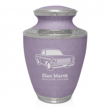 Truck II Cremation Urn - Regal Purple