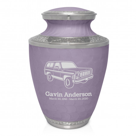 Truck III Cremation Urn - Regal Purple