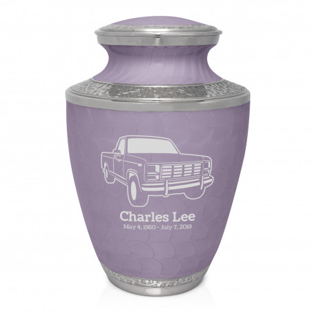 Truck IV Cremation Urn - Regal Purple