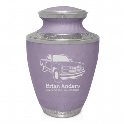 Truck V Cremation Urn - Regal Purple