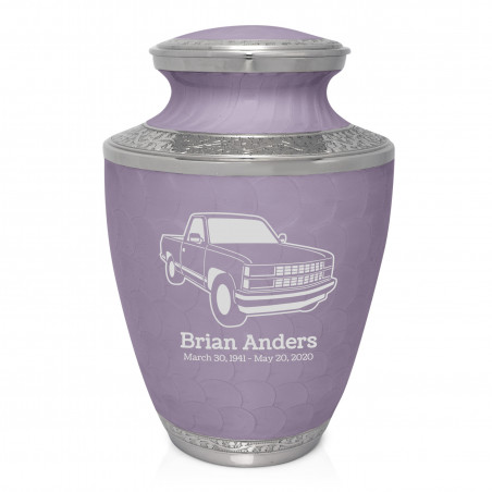 Truck V Cremation Urn - Regal Purple