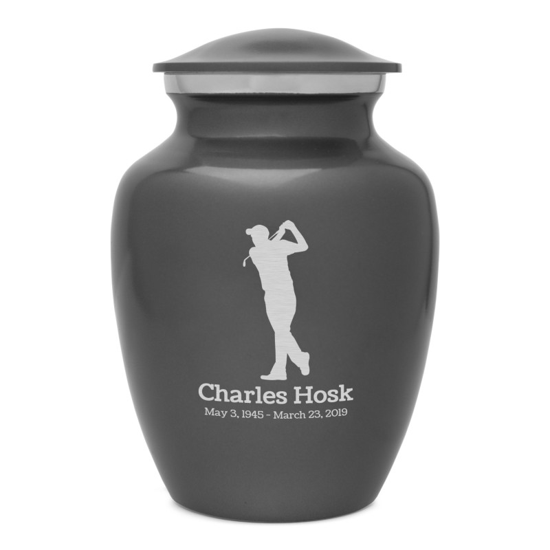 Golf Sharing Urn - Gunmetal Gray