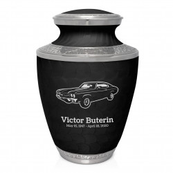 Muscle Car III Cremation Urn - Ebony Black