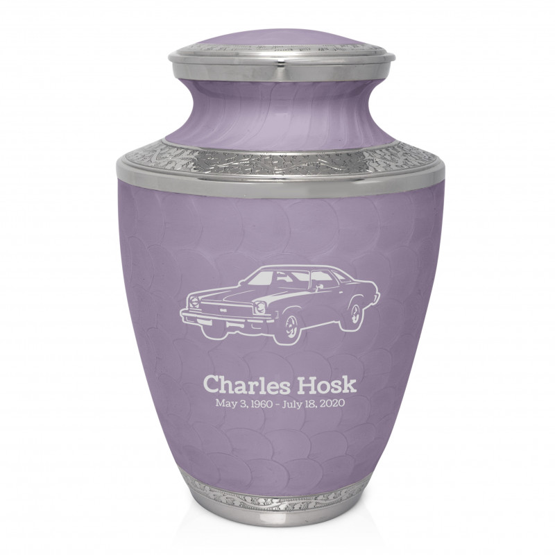 Muscle Car V Cremation Urn - Regal Purple