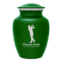 Golf Sharing Urn - Shamrock Green