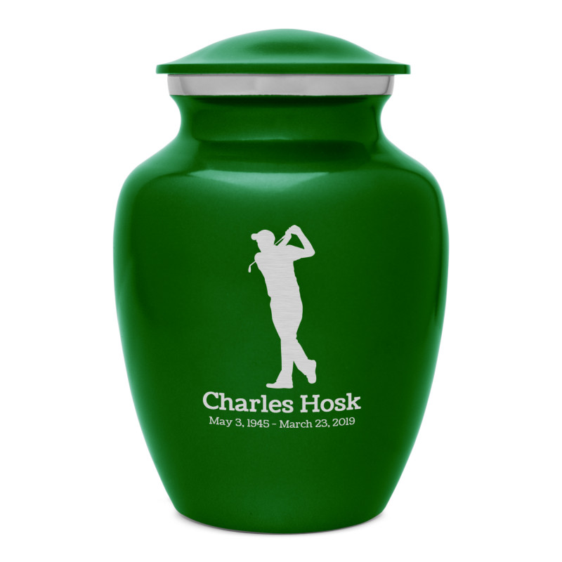 Golf Sharing Urn - Shamrock Green