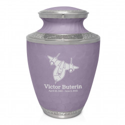 SR71 Jet Cremation Urn - Regal Purple