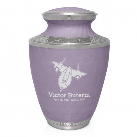 SR71 Jet Cremation Urn - Regal Purple
