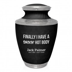 Hot Body Cremation Urn - Ebony Black