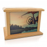 Rod and Reel Cremation Urn - Prestige Oak