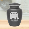 Republican Elephant Sharing Urn - Gunmetal Gray
