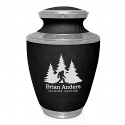 Sasquatch Cremation Urn - Ebony Black