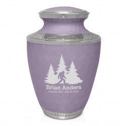 Sasquatch Cremation Urn - Regal Purple