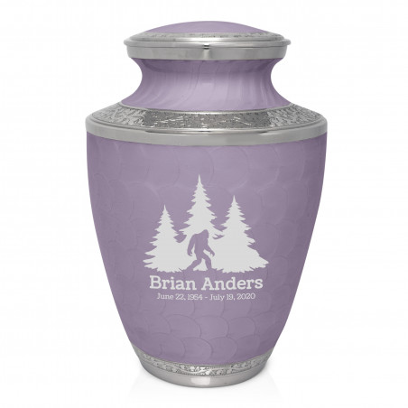 Sasquatch Cremation Urn - Regal Purple