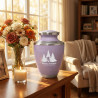 Sasquatch Cremation Urn - Regal Purple