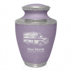 Ambulance Cremation Urn - Regal Purple