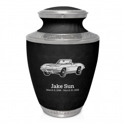 Convertible Cremation Urn - Ebony Black