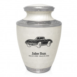 Convertible Cremation Urn - Radiant White