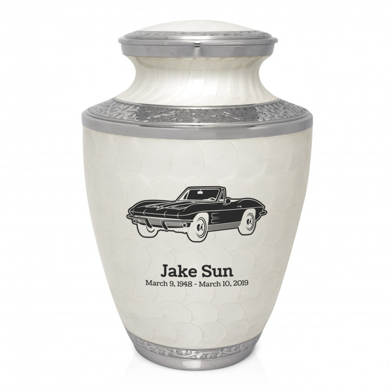Convertible Cremation Urn - Radiant White