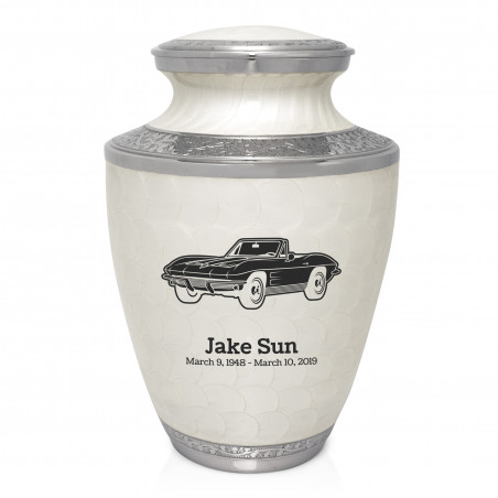 Convertible Cremation Urn - Radiant White