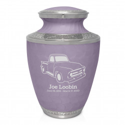 Classic Stepside Truck Cremation Urn - Regal Purple