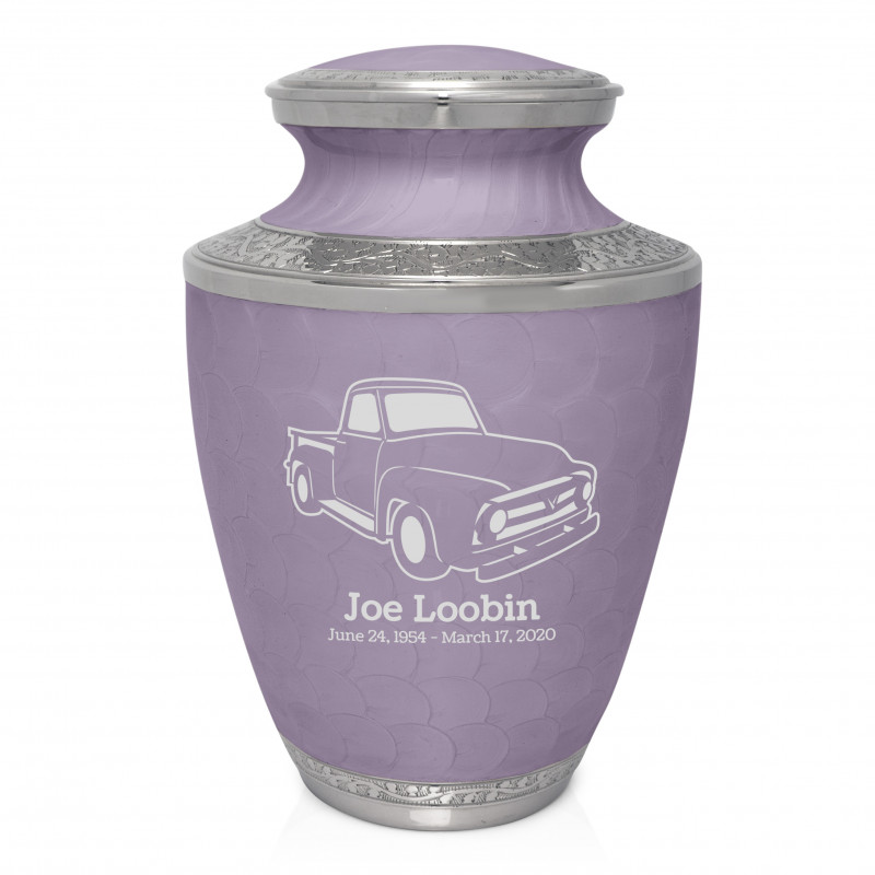 Classic Stepside Truck Cremation Urn - Regal Purple