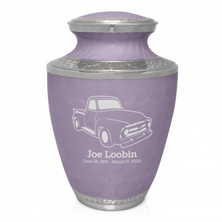 Classic Stepside Truck Cremation Urn - Regal Purple