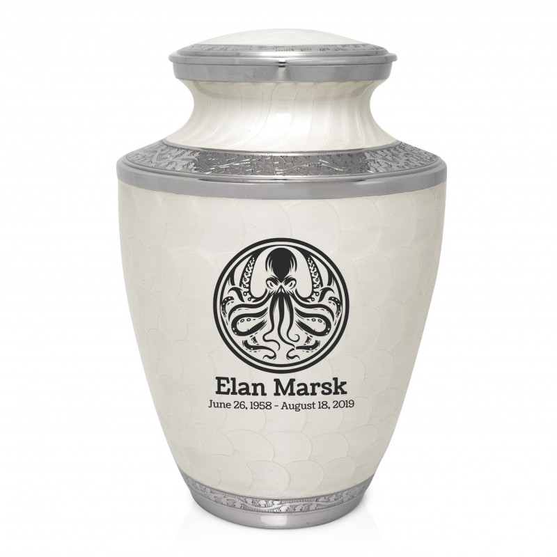 Cthulhu Cremation Urn - Radiant White