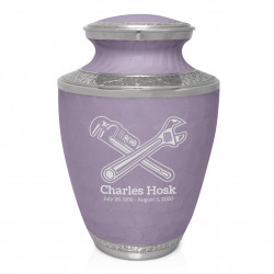 Plumber Cremation Urn - Regal Purple