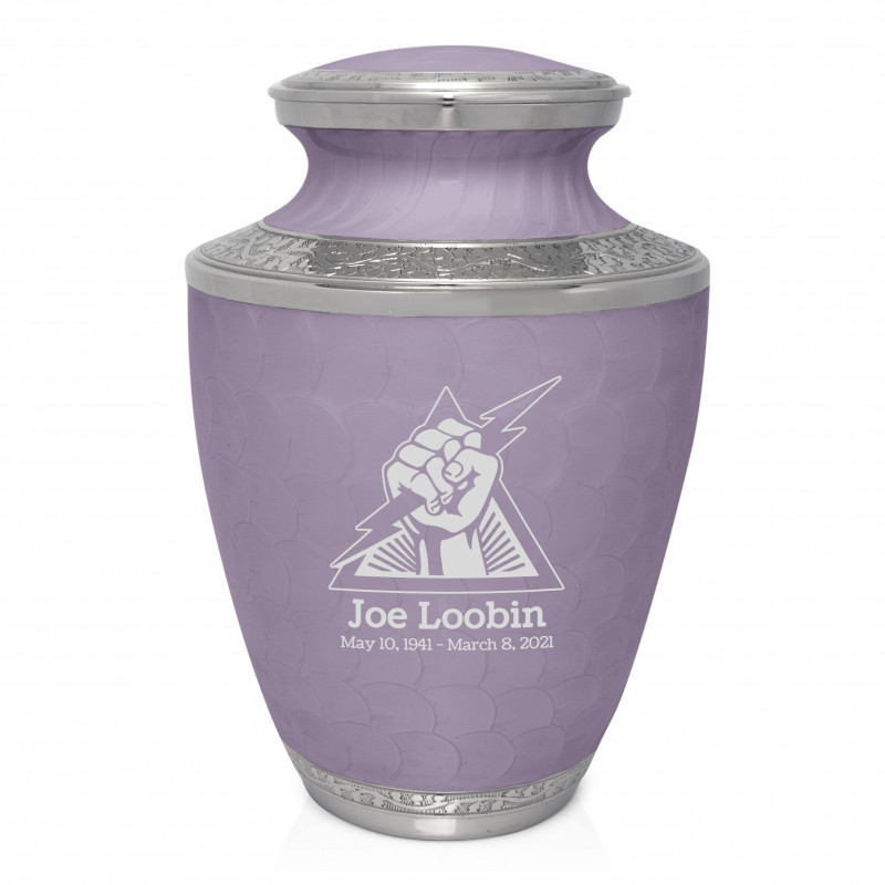Electrician Cremation Urn - Regal Purple