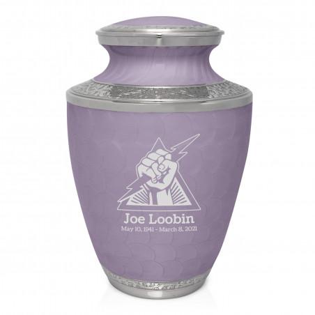 Electrician Cremation Urn - Regal Purple