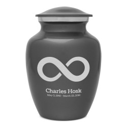Infinity Sharing Urn - Gunmetal Gray