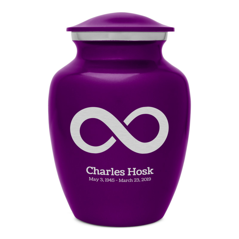 Infinity Sharing Urn - Purple Luster
