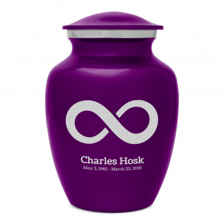 Infinity Sharing Urn - Purple Luster