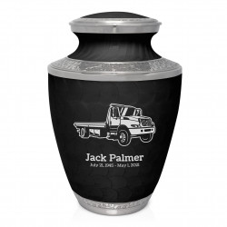 Tow Truck Cremation Urn - Ebony Black