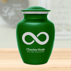 Infinity Sharing Urn - Shamrock Green
