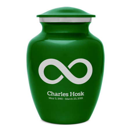 Infinity Sharing Urn - Shamrock Green