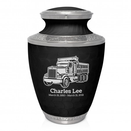 Dumptruck II Cremation Urn - Ebony Black