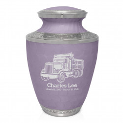 Dumptruck II Cremation Urn - Regal Purple