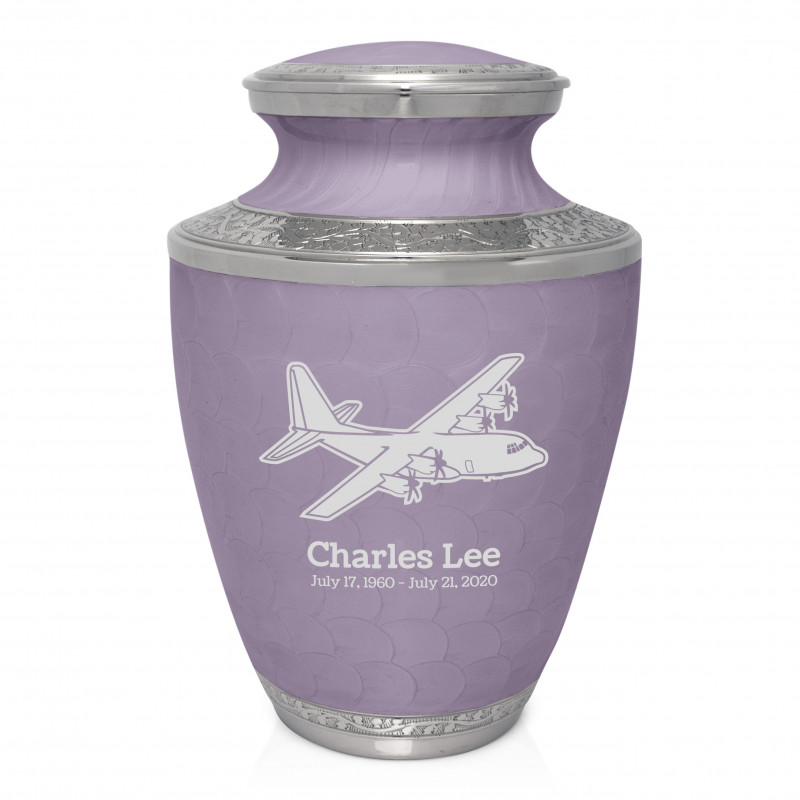 C130 Cremation Urn - Regal Purple
