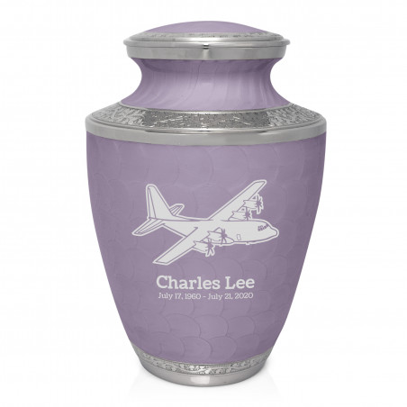 C130 Cremation Urn - Regal Purple