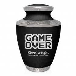 Game Over Cremation Urn - Ebony Black